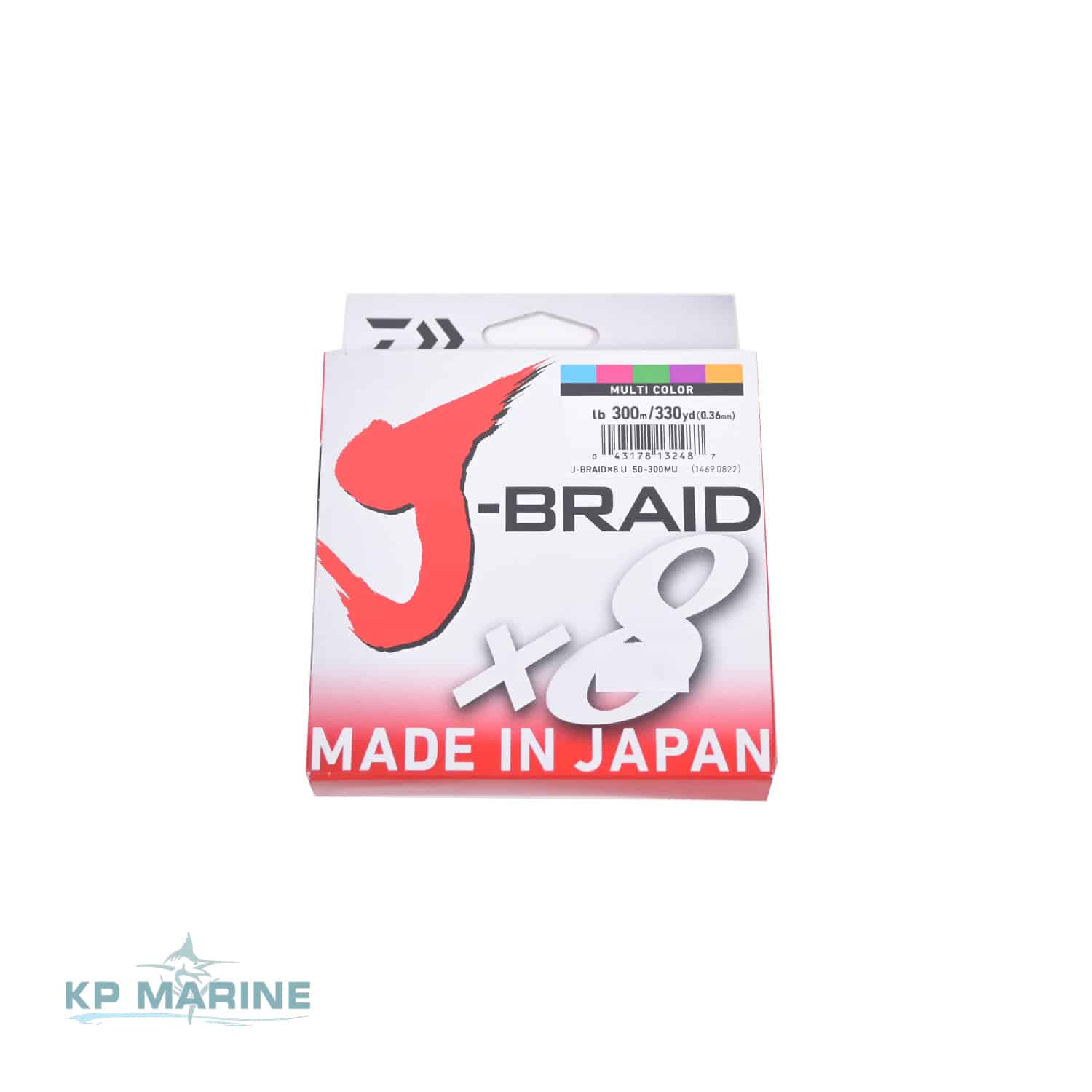 Daiwa J- Braid 8- Multi Colour 500m - KP Marine